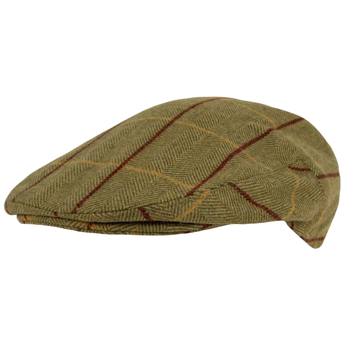 Jack Pyke Wool Blend Flat Cap Tweed