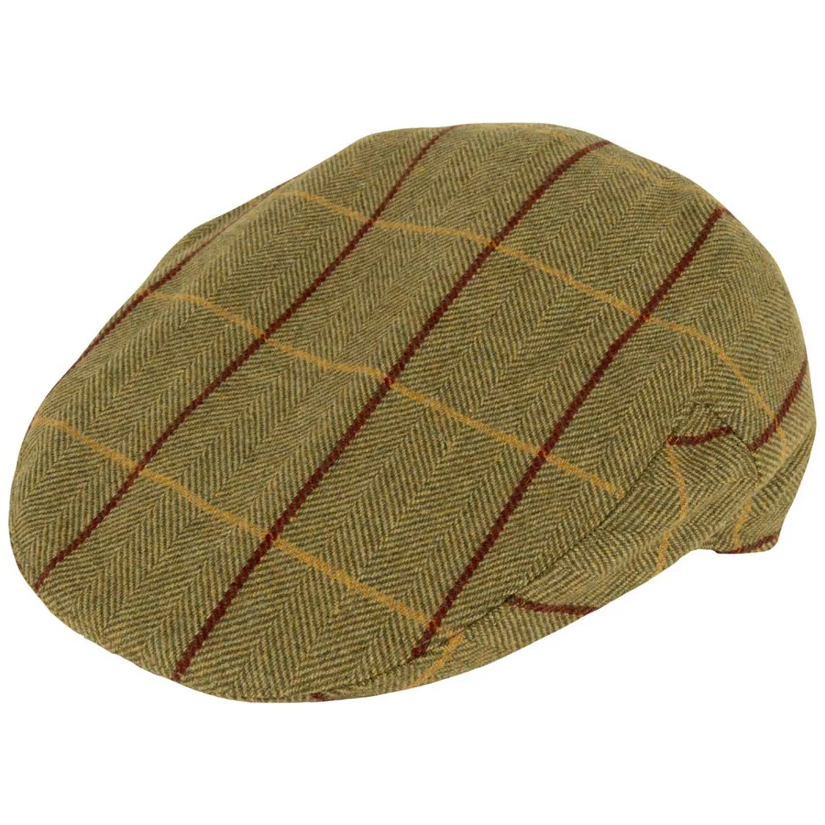 Jack Pyke Wool Blend Flat Cap Tweed