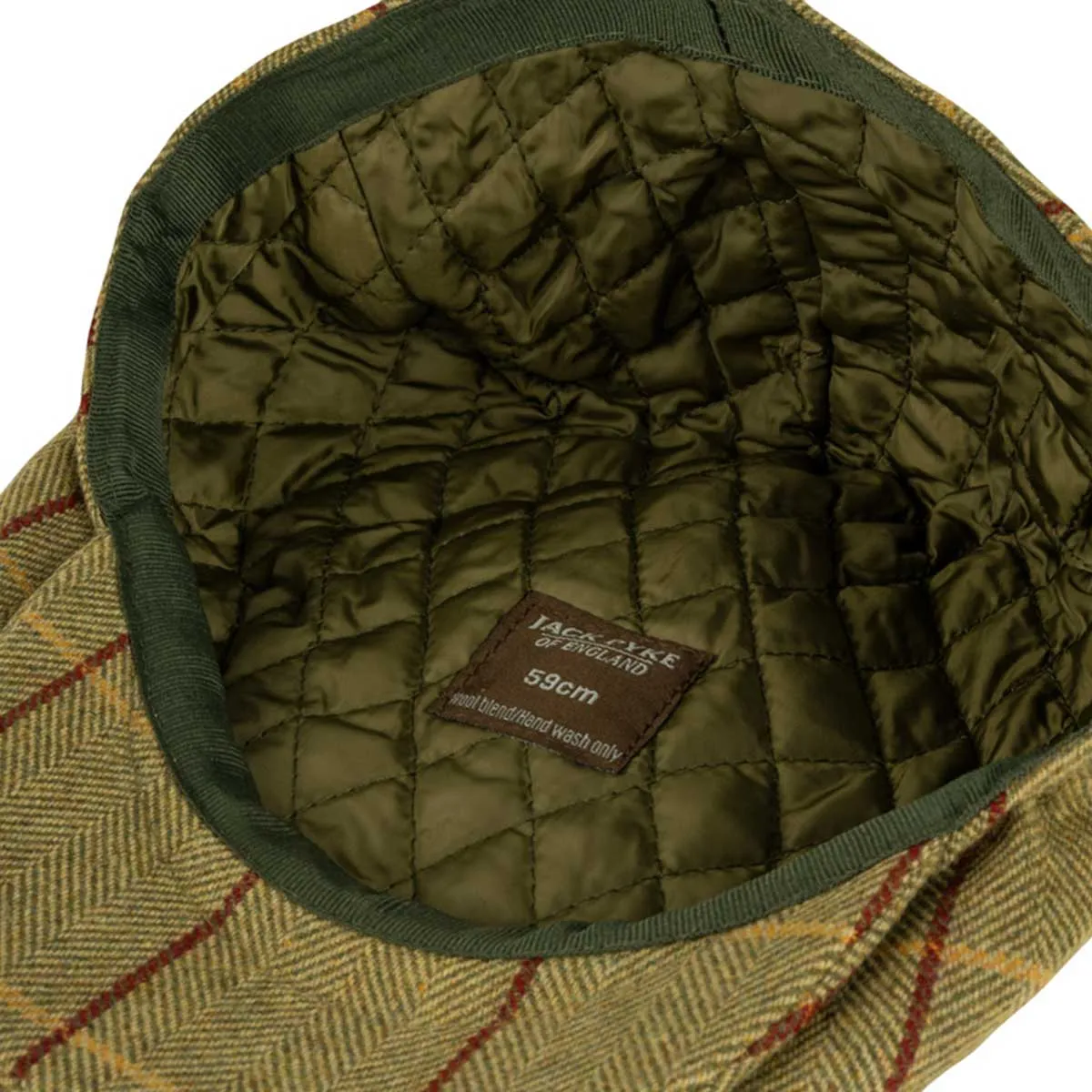 Jack Pyke Wool Blend Flat Cap Tweed