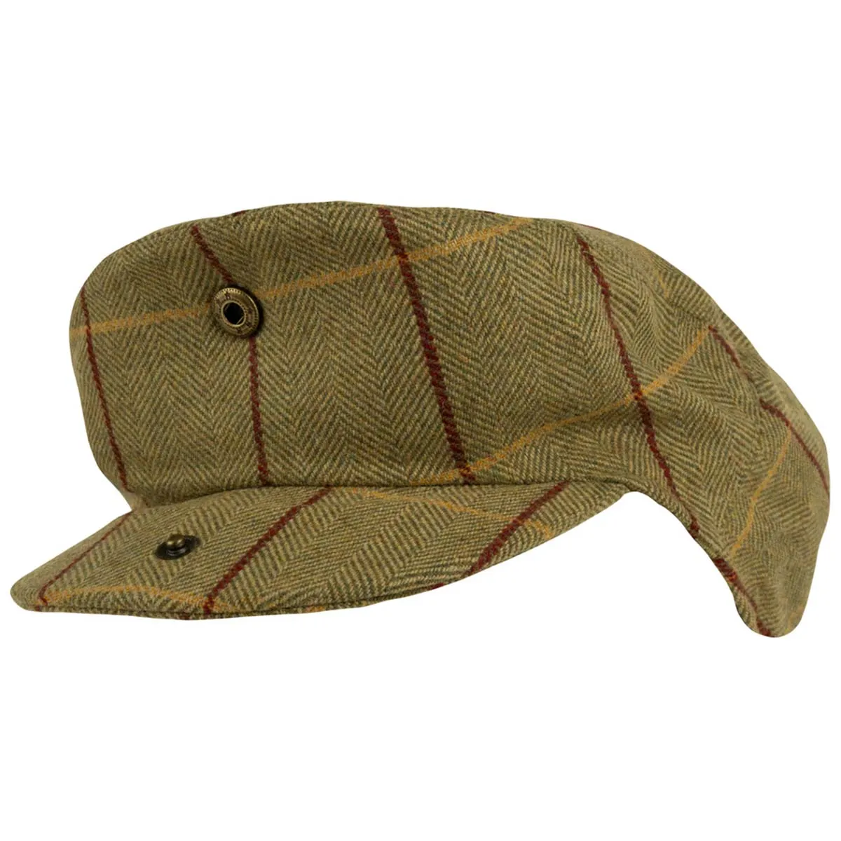 Jack Pyke Wool Blend Flat Cap Tweed