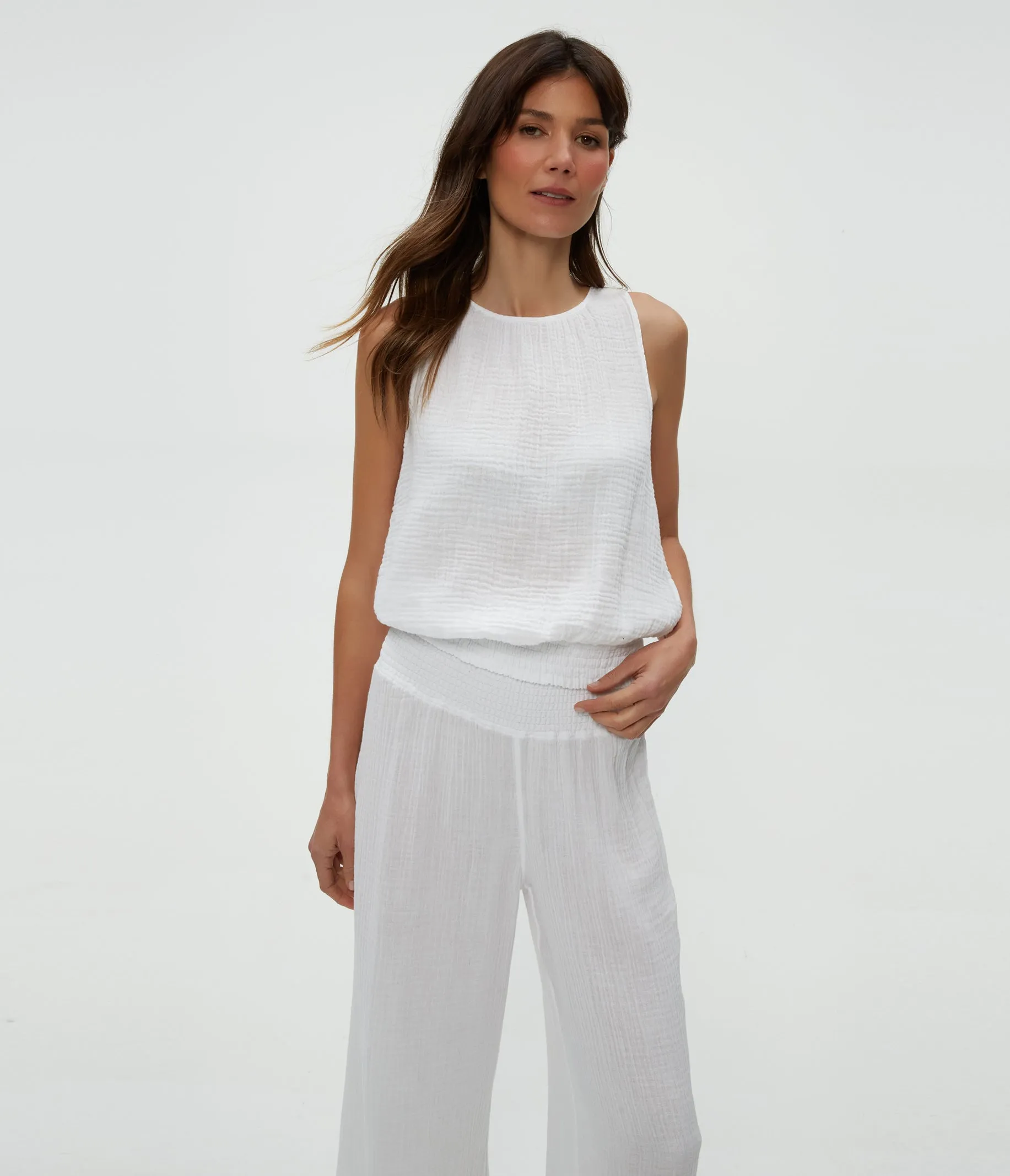 Janelle Tie Neck Tank