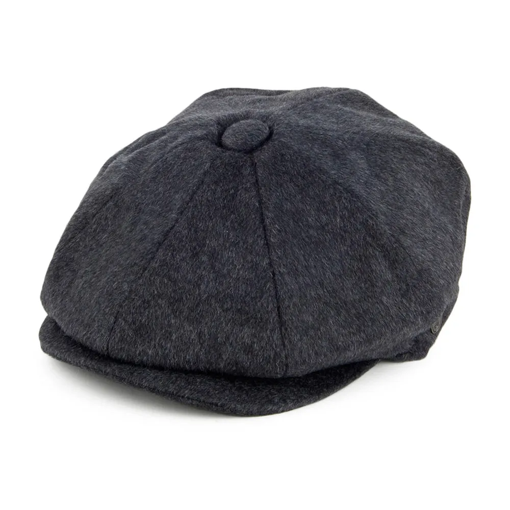 Jaxon & James - Pure Wool Harlem Newsboy - Sixpence/Flat Cap - Charcoal
