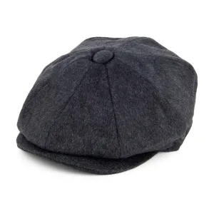 Jaxon & James - Pure Wool Harlem Newsboy - Sixpence/Flat Cap - Charcoal