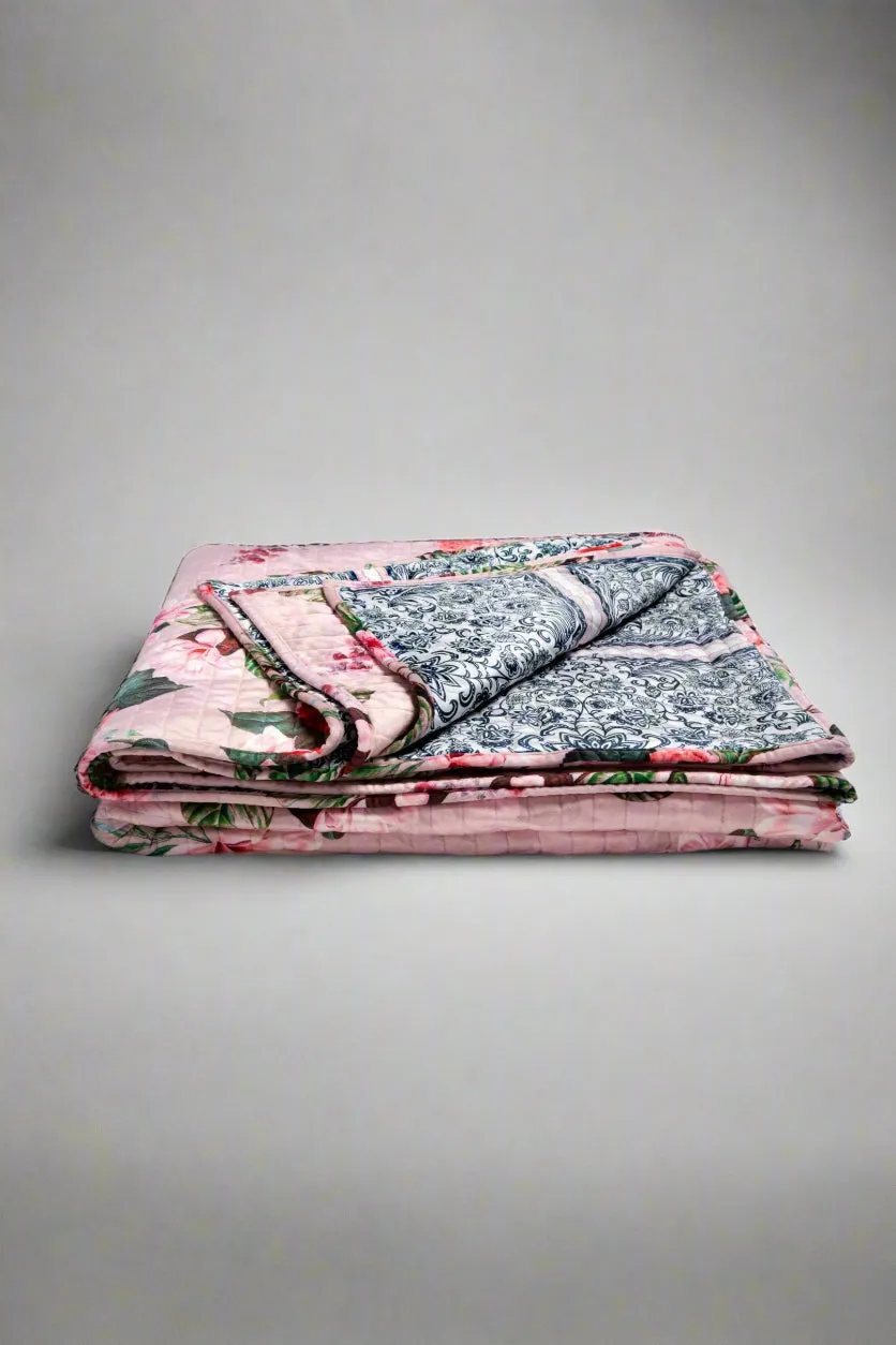 Johnny Was Camille Floral Quilted King Blanket HB14222