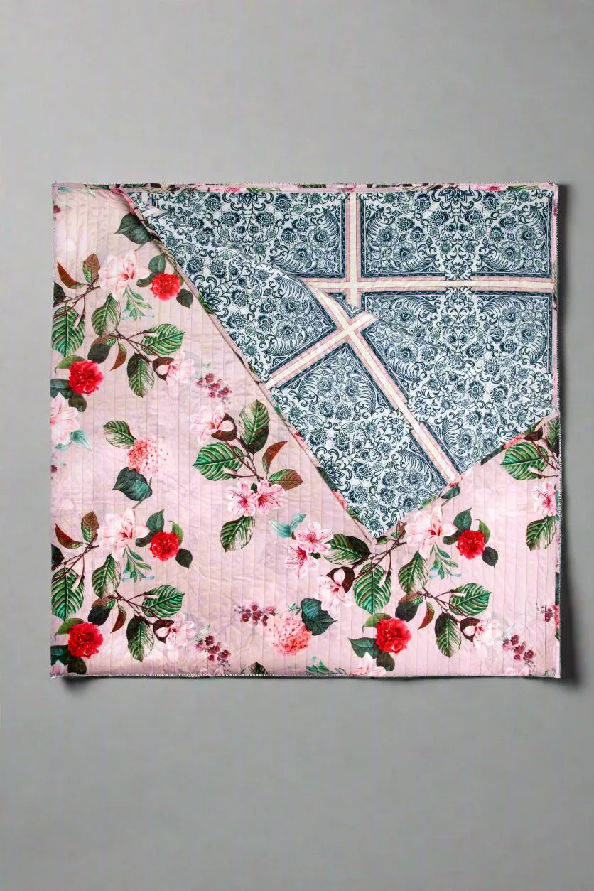 Johnny Was Camille Floral Quilted King Blanket HB14222