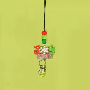 Joy Printed Shape Acrylic Lanyard