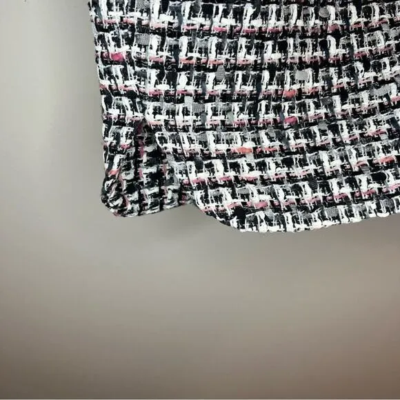 Kate Spade Plaid Mixed Media Pencil Skirt size 6 - medium