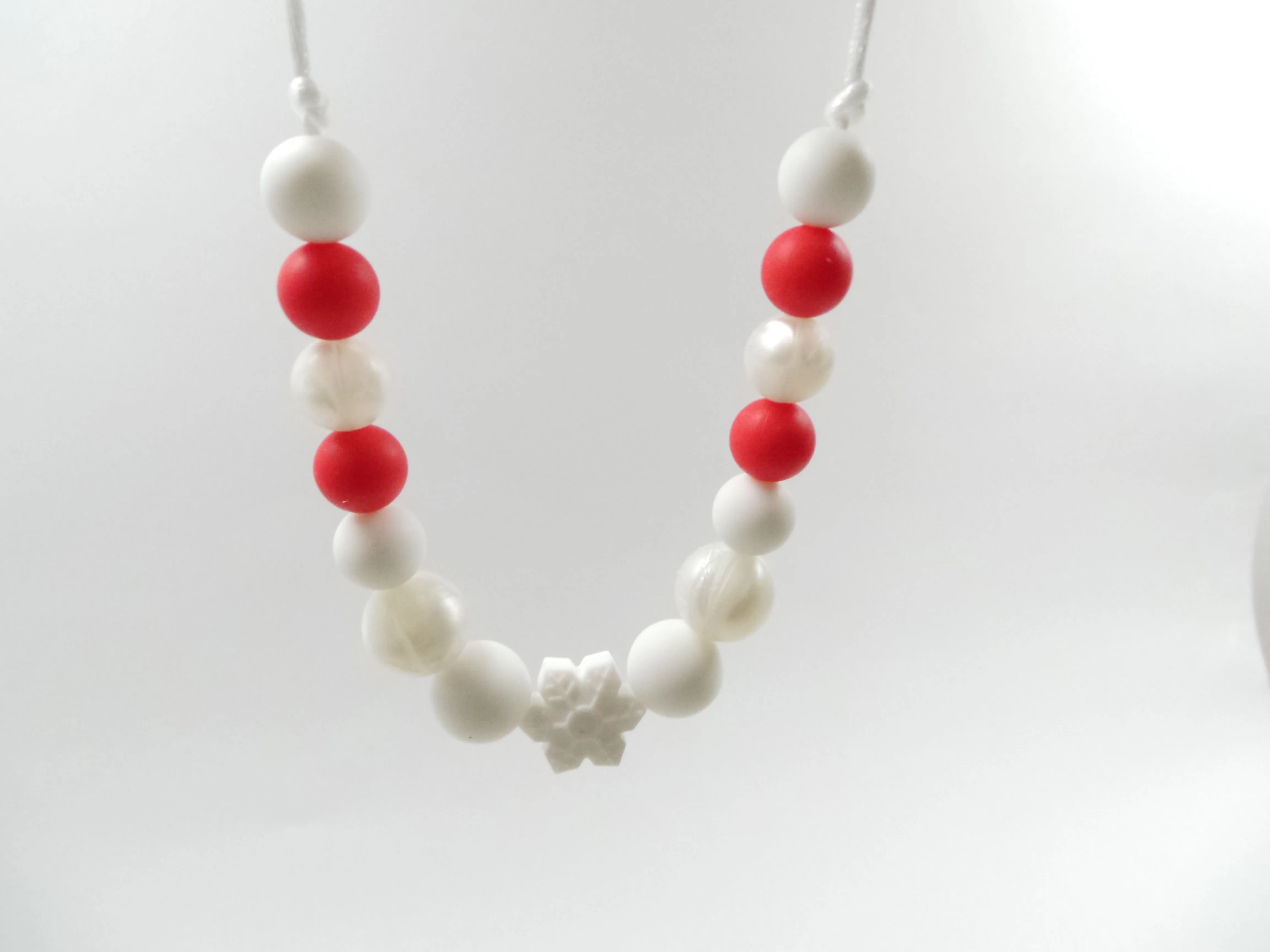 Kids Necklace - Christmas Snowflake Necklace