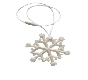 Kids Necklace - Pearl Snowflake Necklace