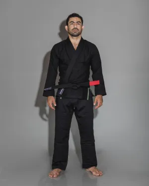 Kimono de Jiujitsu Golden Light Negro/Olivo- 100% Algodón