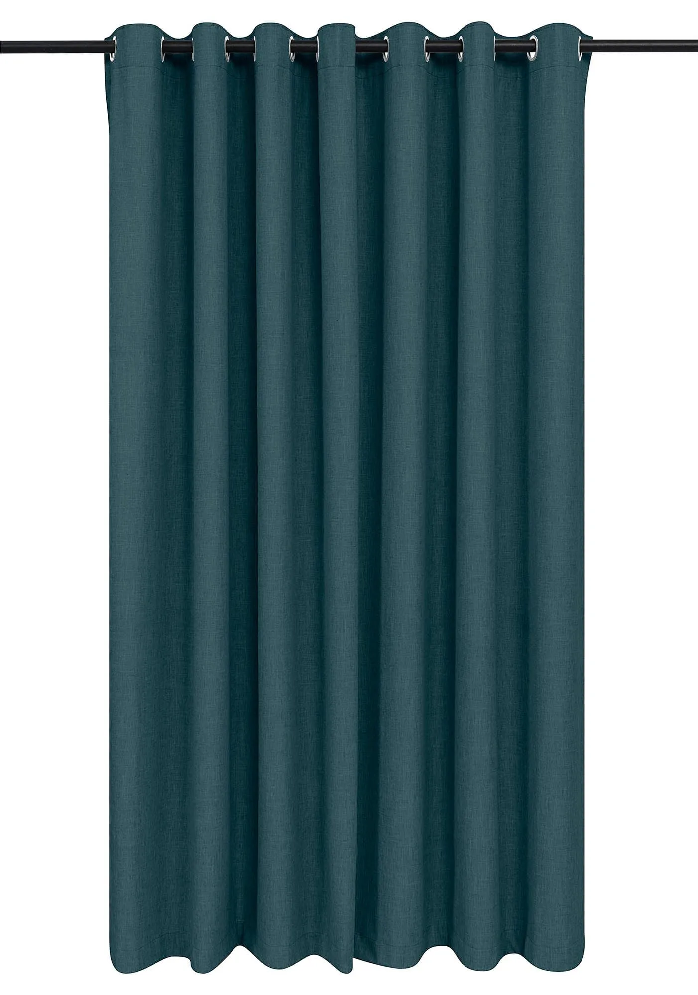 Kubu Porscha Blockout Eyelet Curtain Ready To Hang Blue