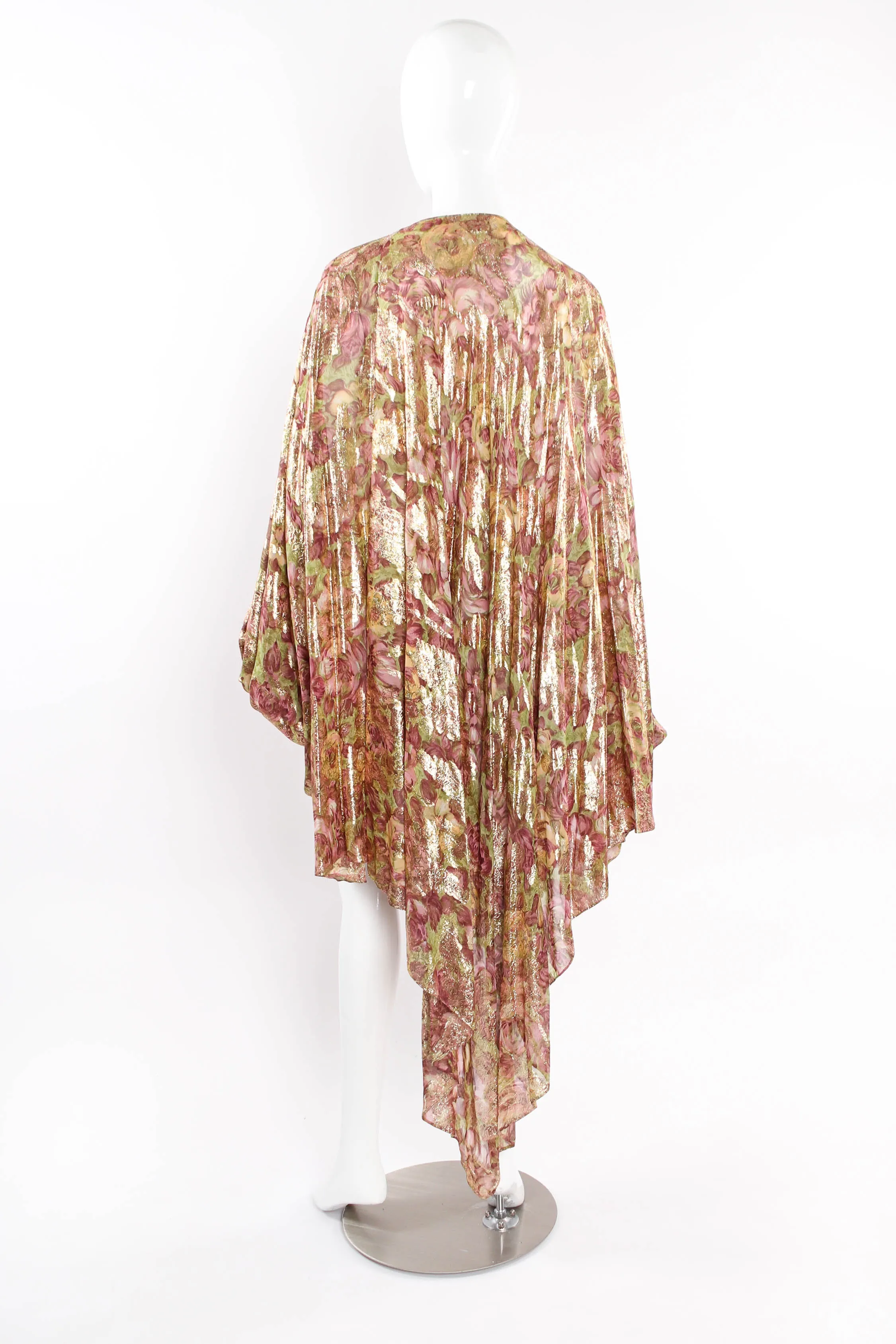 Lamé Foliage Duster Robe
