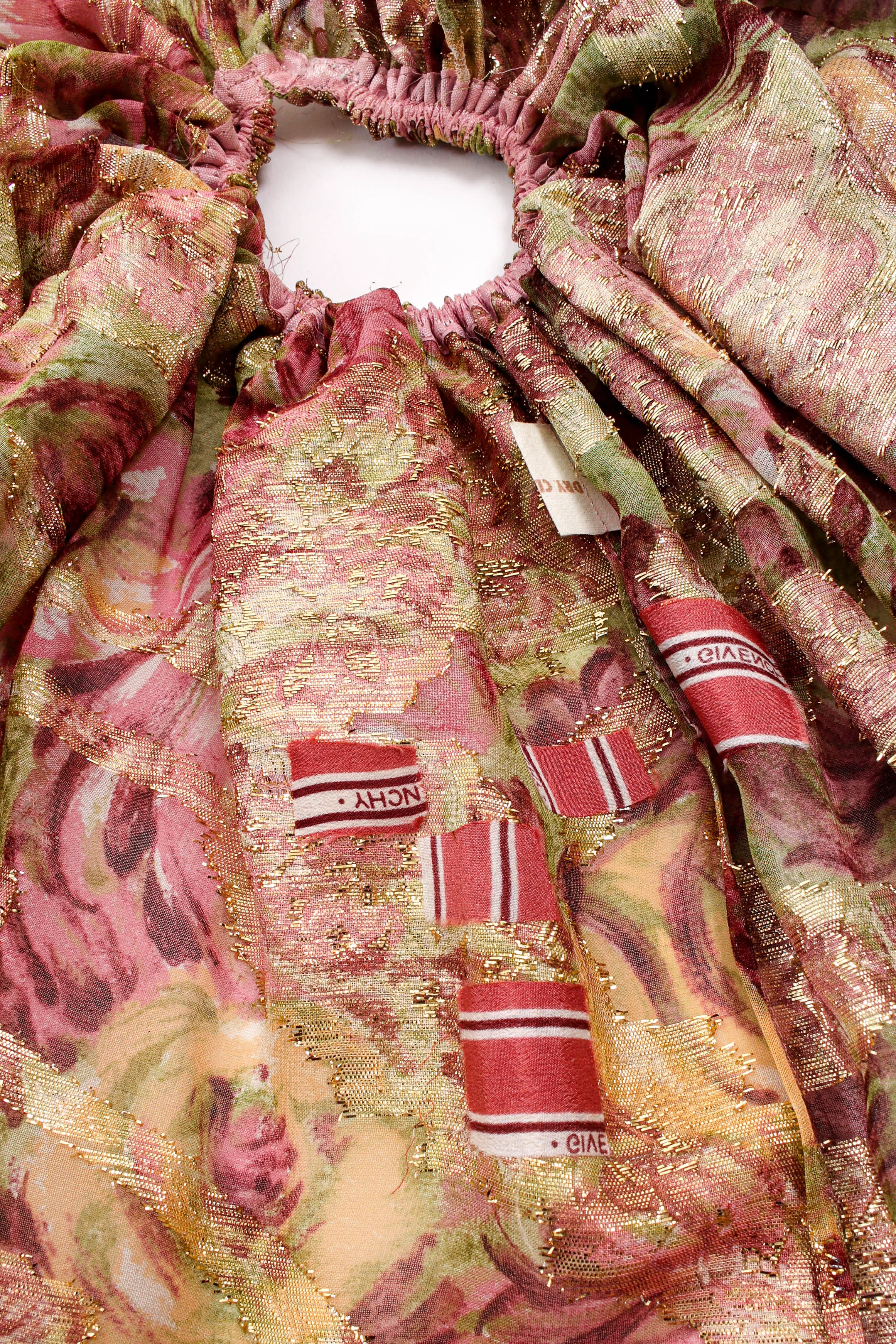 Lamé Foliage Duster Robe