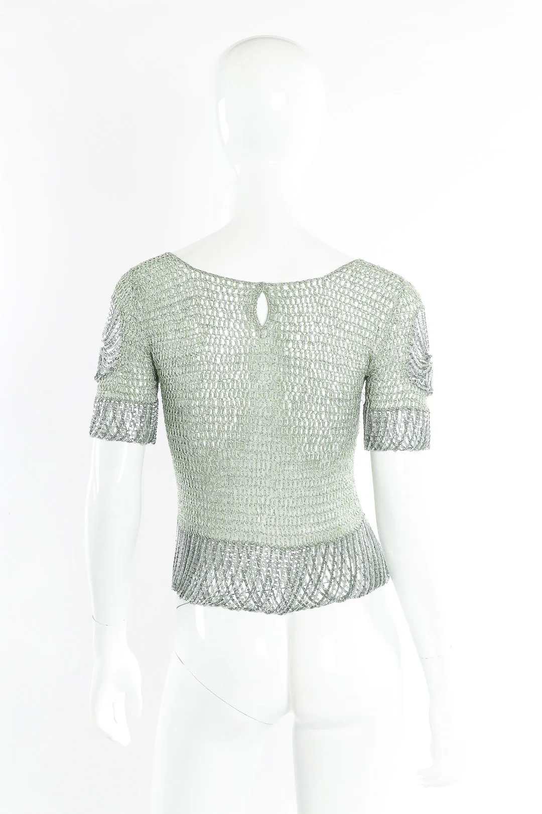 Lamé Knit Chainmail Top