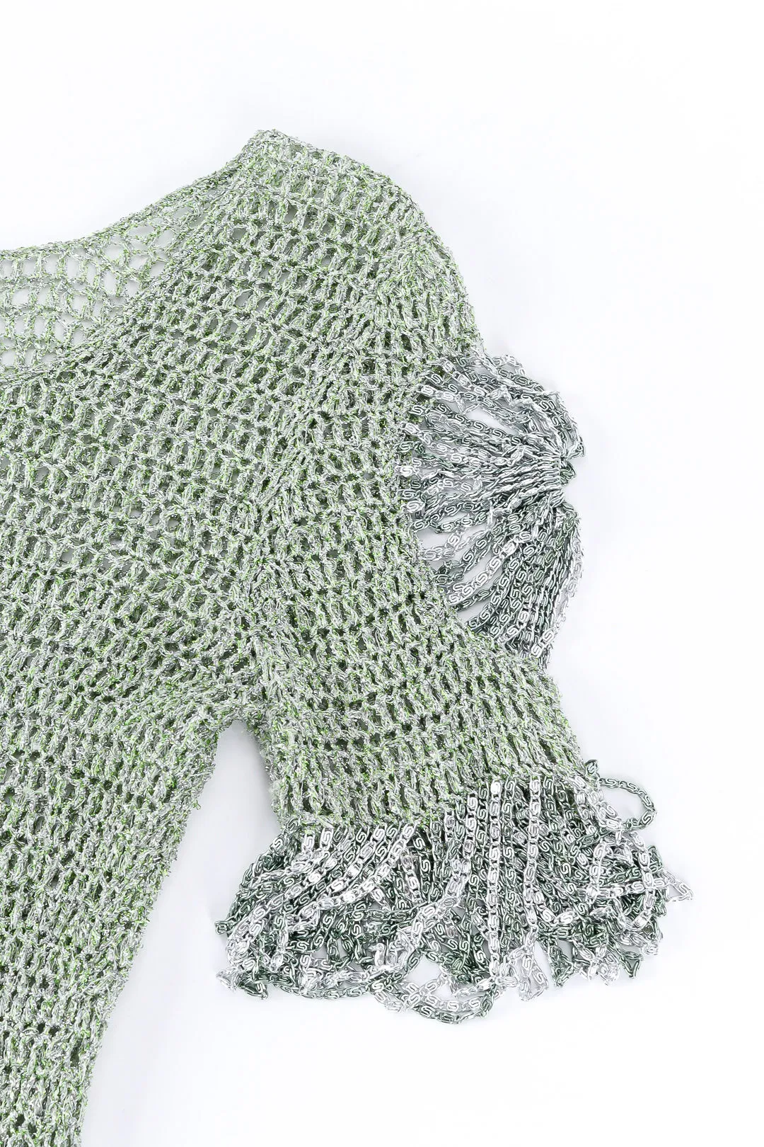 Lamé Knit Chainmail Top