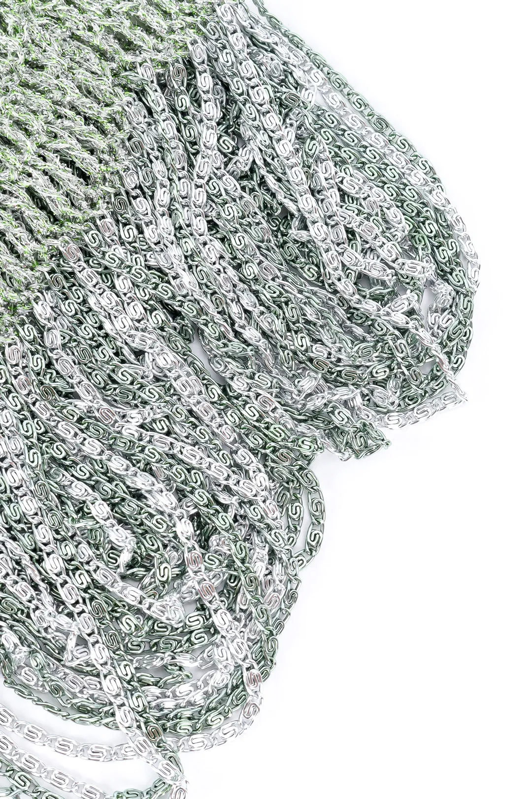 Lamé Knit Chainmail Top