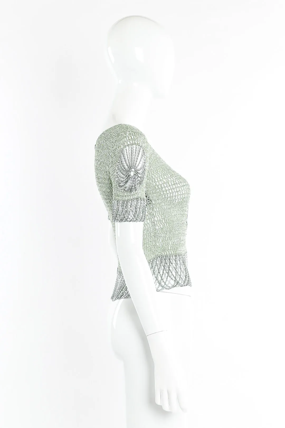 Lamé Knit Chainmail Top