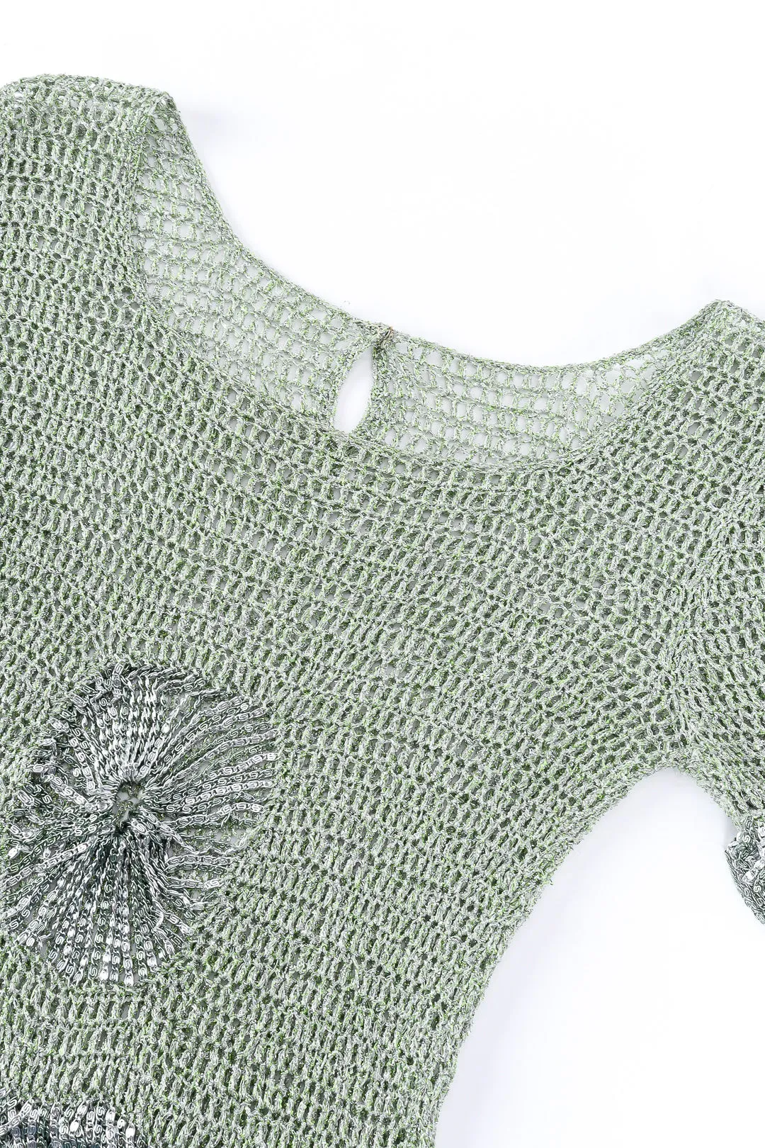 Lamé Knit Chainmail Top