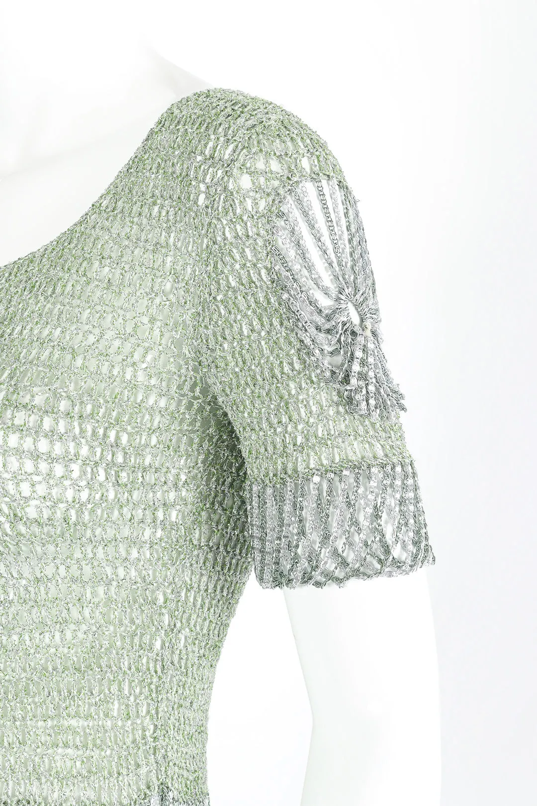 Lamé Knit Chainmail Top
