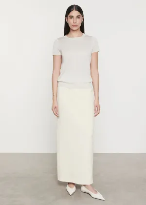 Lamé Short Sleeve Sweater