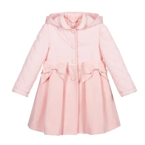 Lapin House Pink Hooded Wool Coat