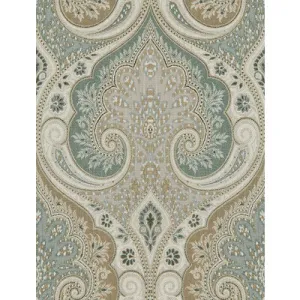 Latika-Aqua/Taupe
