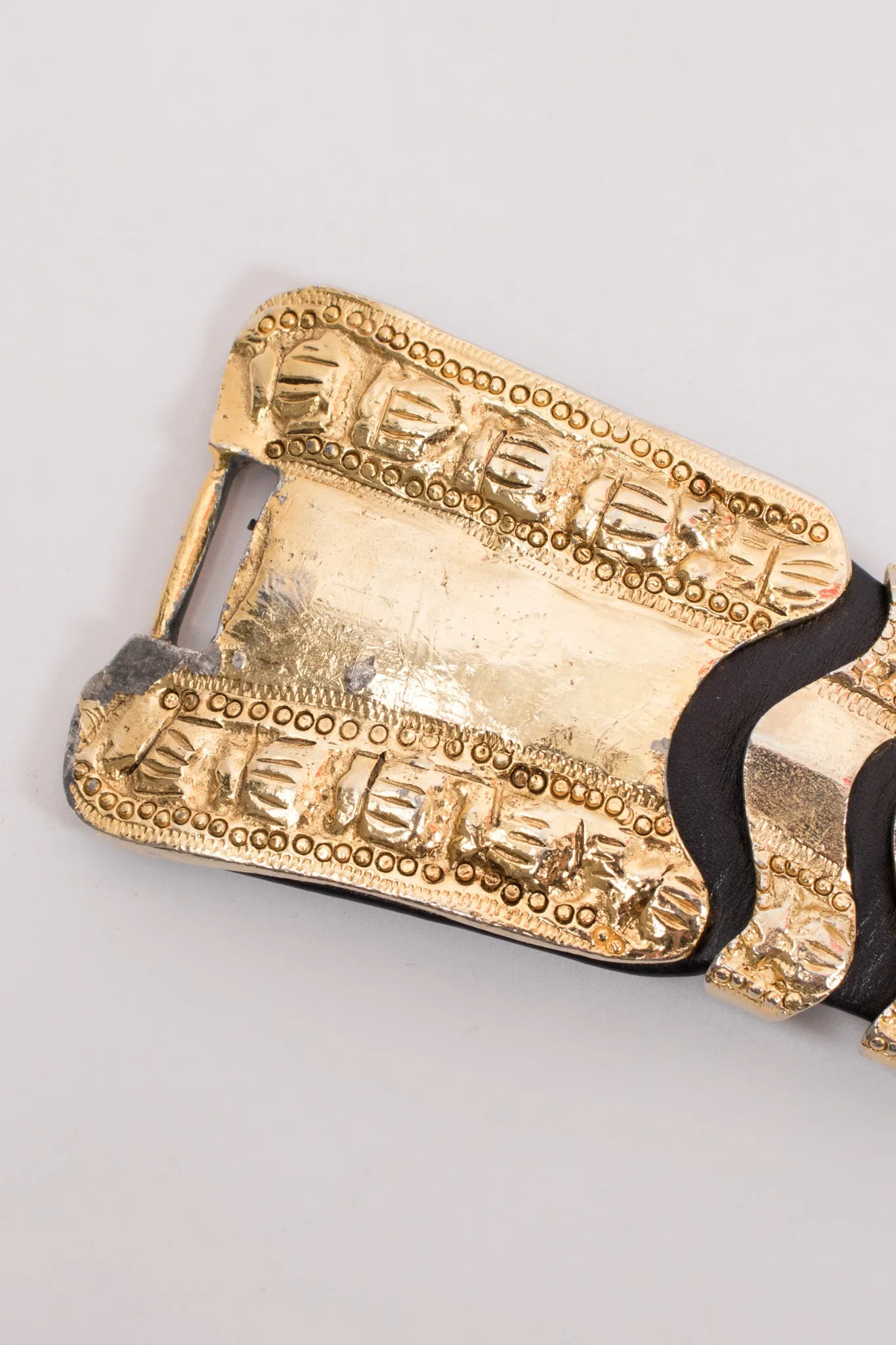 Leather Lion Belt