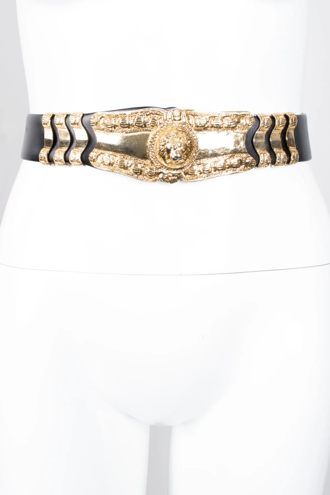 Leather Lion Belt