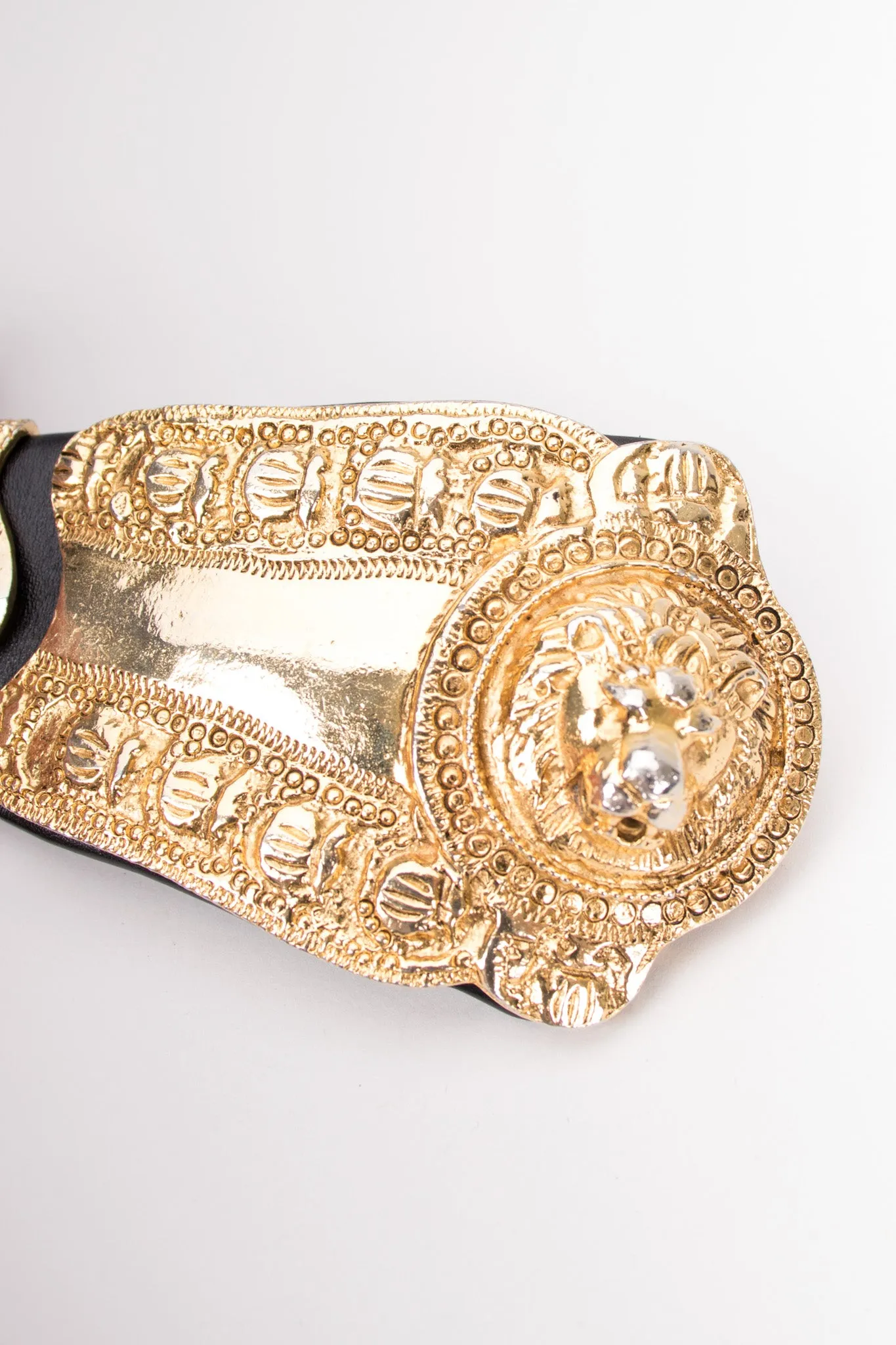 Leather Lion Belt
