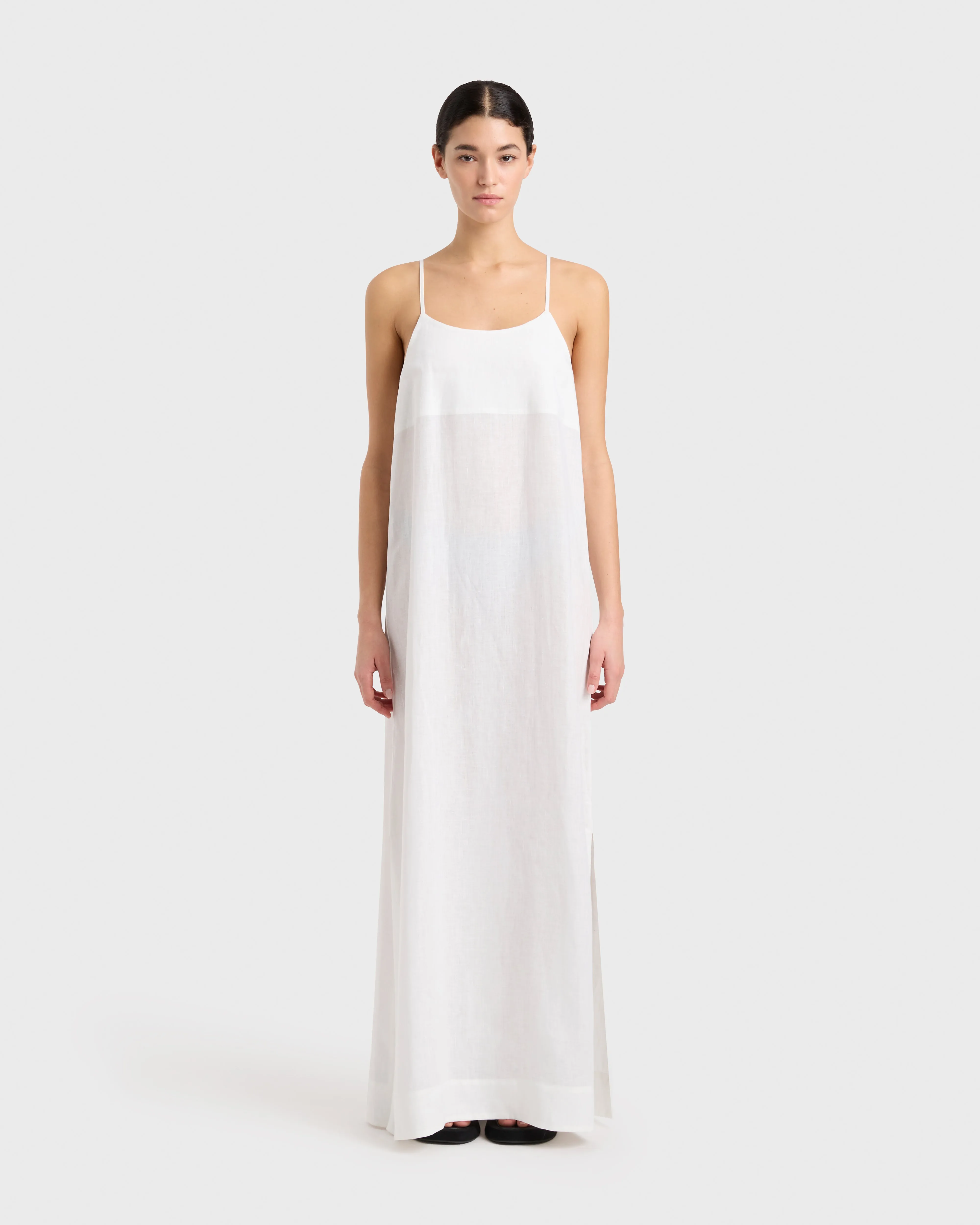 Leiden Universal Cami Dress - White