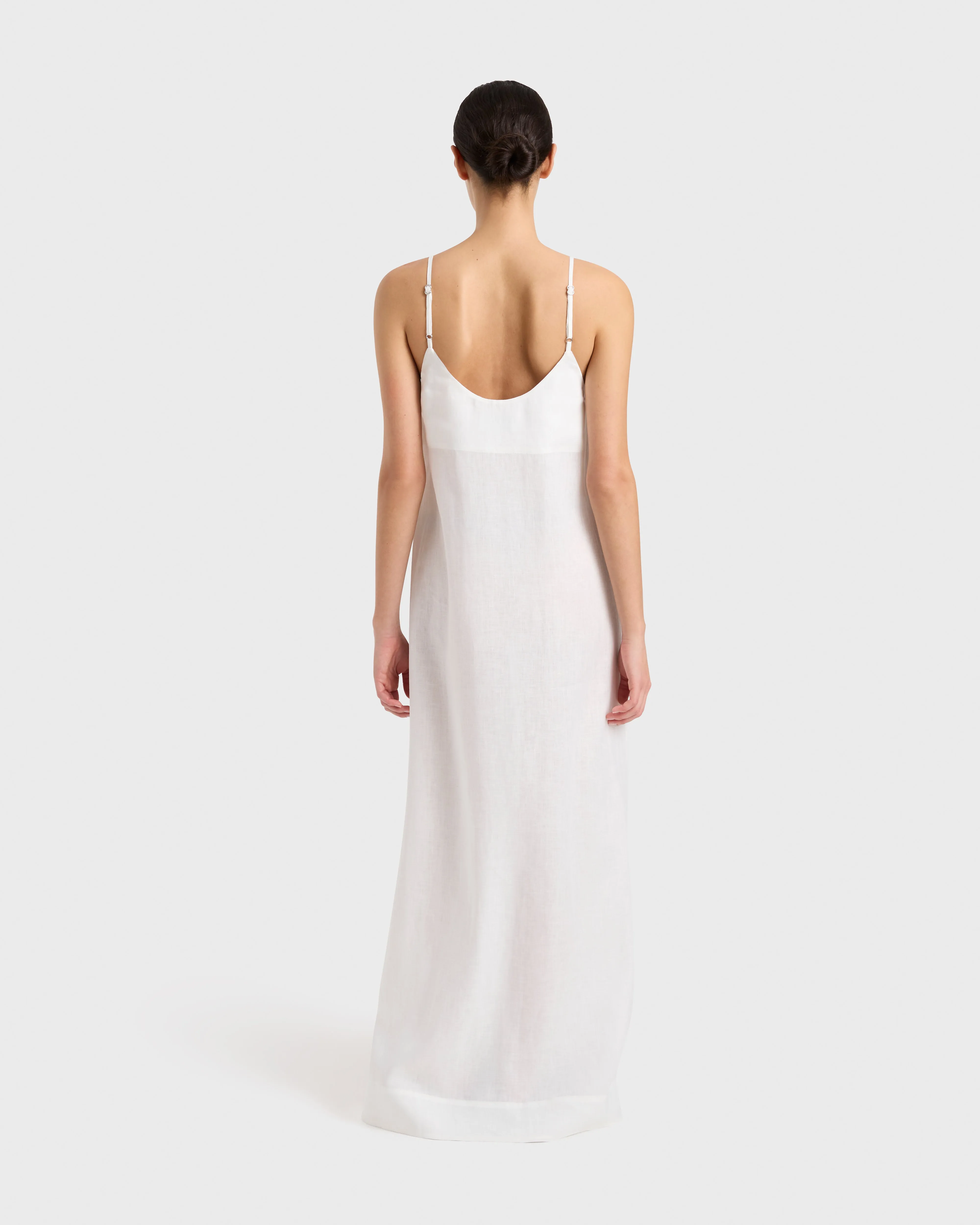 Leiden Universal Cami Dress - White