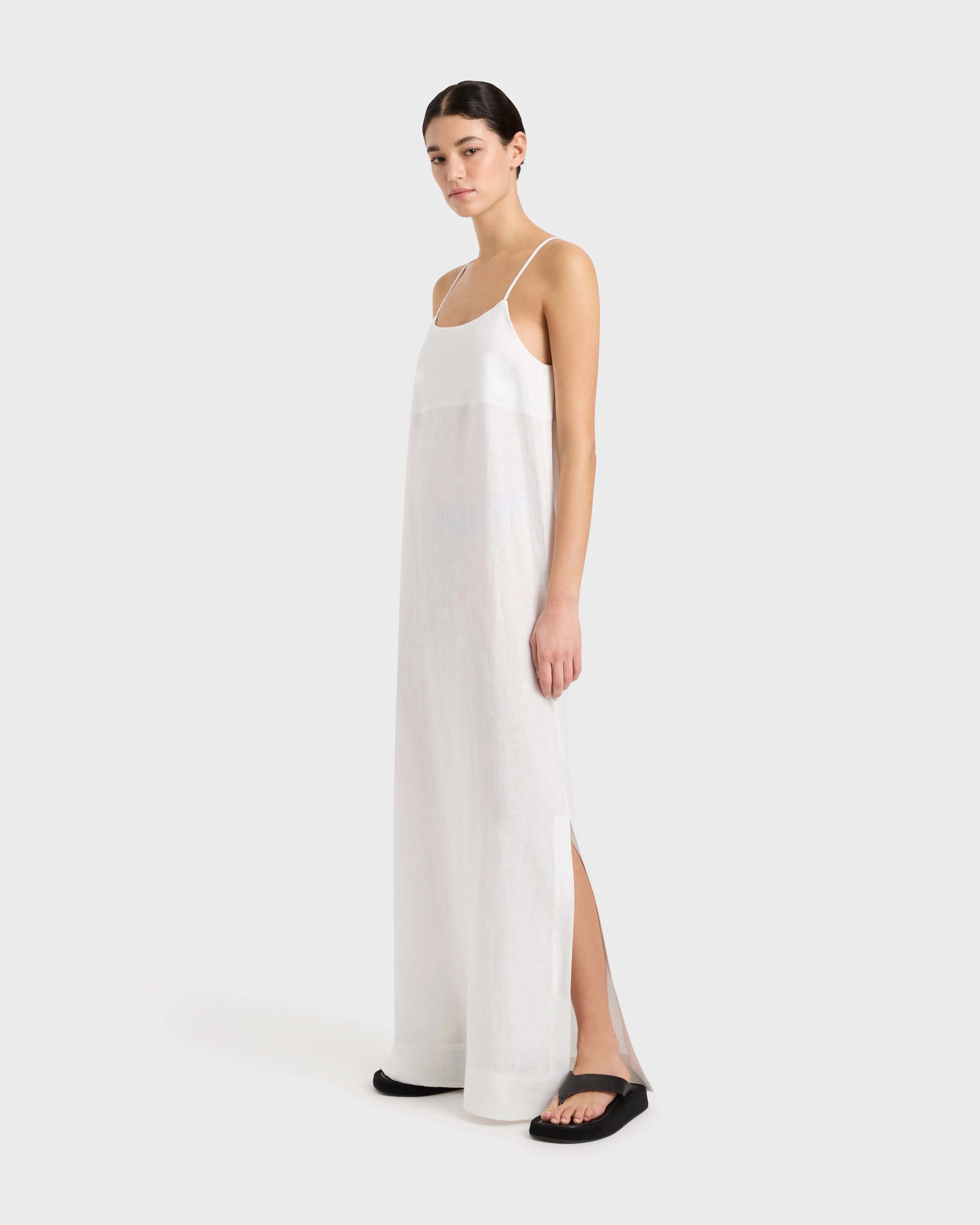 Leiden Universal Cami Dress - White