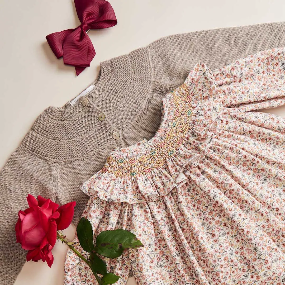 LIA HAND-SMOCKED BABY SET