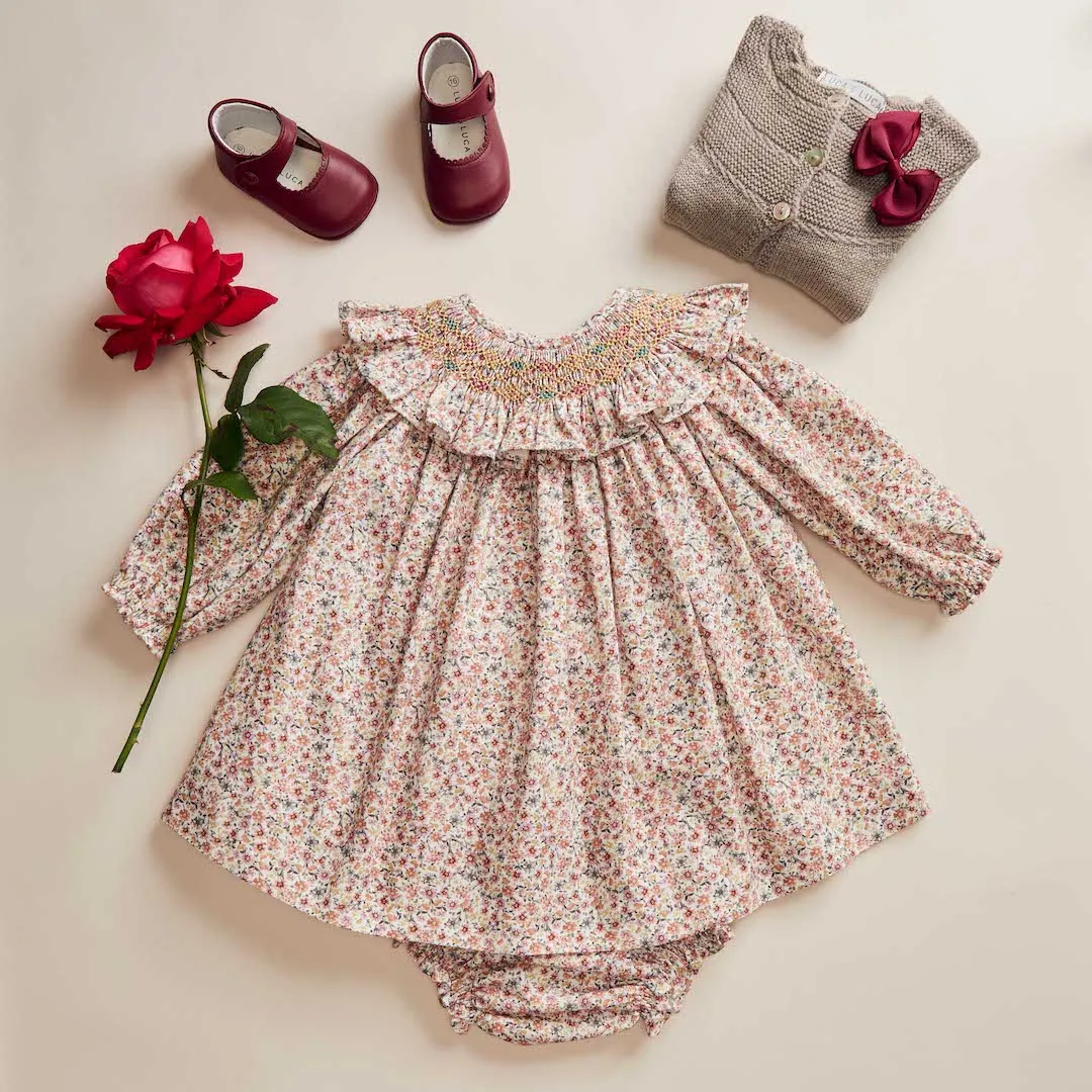 LIA HAND-SMOCKED BABY SET