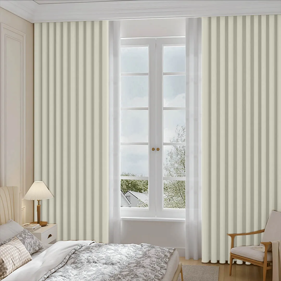 Liam Blackout Cotton Linen Curtains (1 Panel)