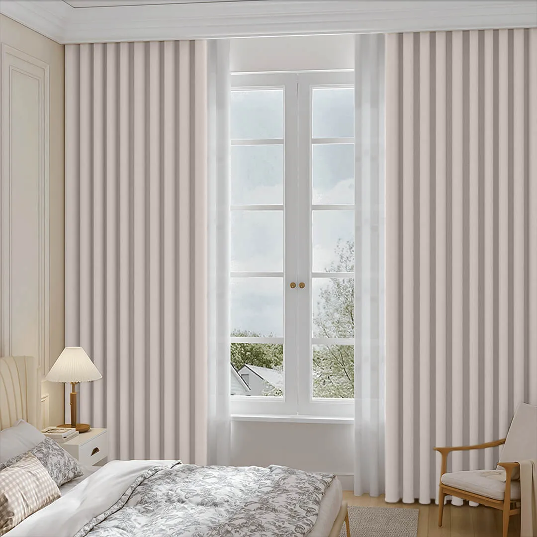 Liam Blackout Cotton Linen Curtains (1 Panel)
