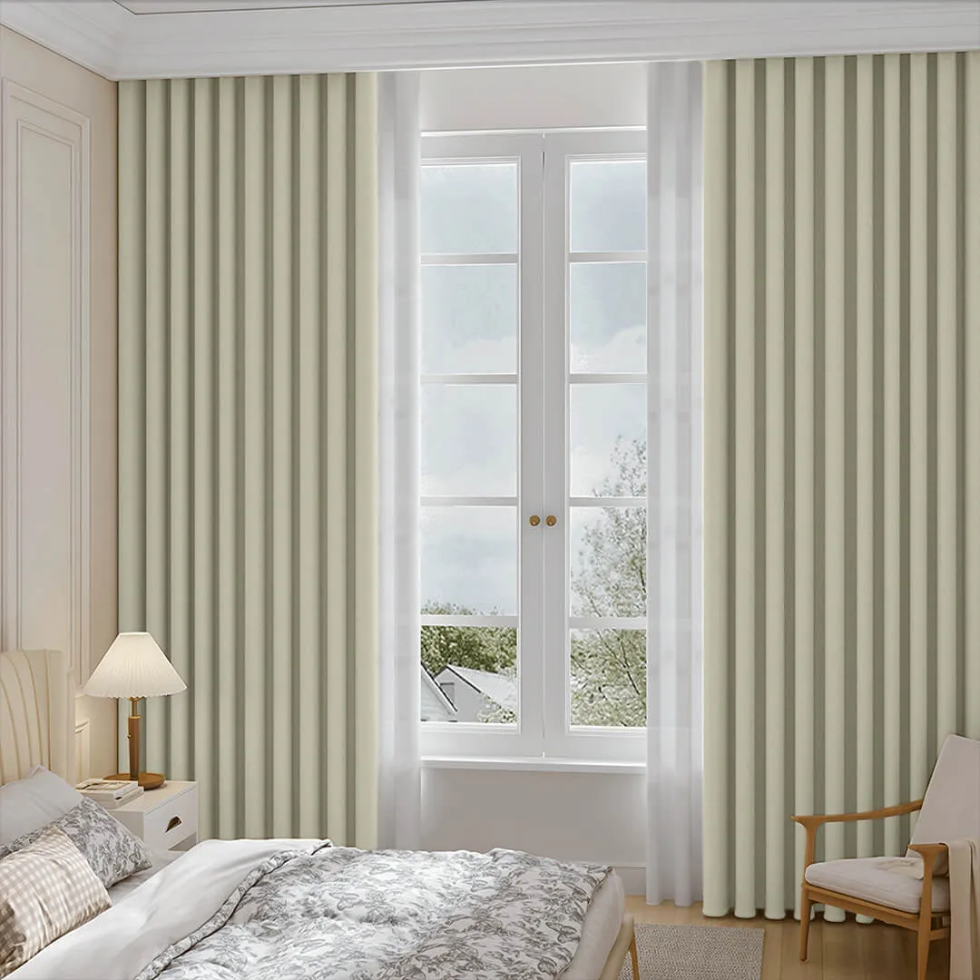 Liam Blackout Cotton Linen Curtains (1 Panel)