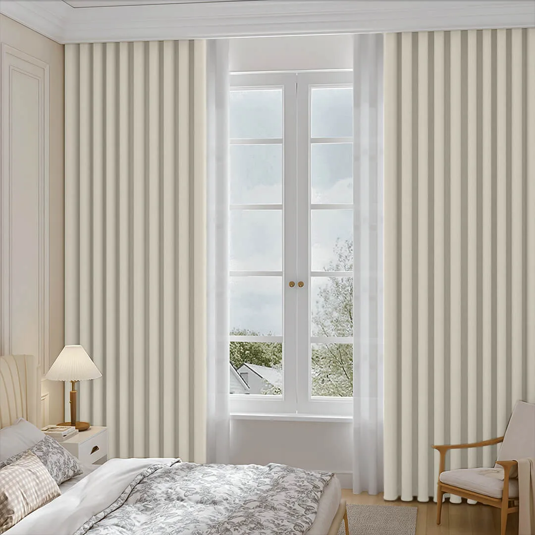 Liam Blackout Cotton Linen Curtains (1 Panel)