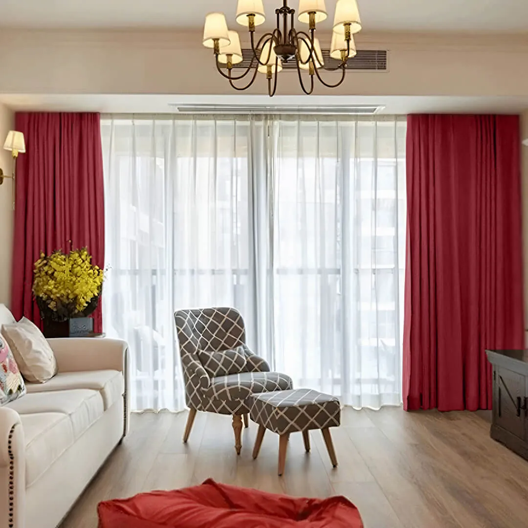 Liam LuxeGuard Blackout Cotton Linen Curtains