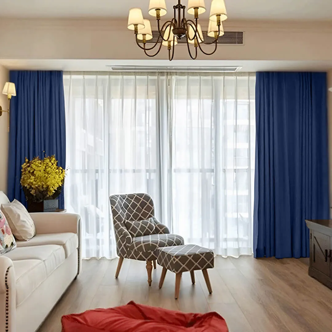 Liam LuxeGuard Blackout Cotton Linen Curtains