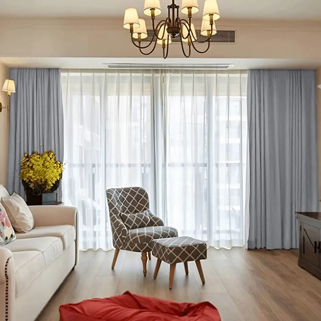 Liam LuxeGuard Blackout Cotton Linen Curtains
