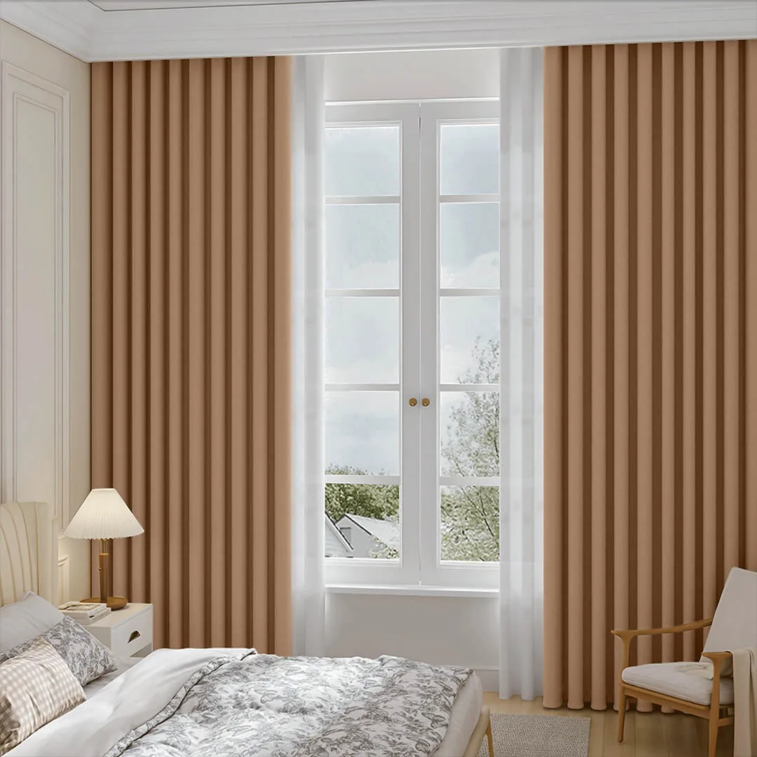 Liam LuxeGuard Blackout Cotton Linen Curtains