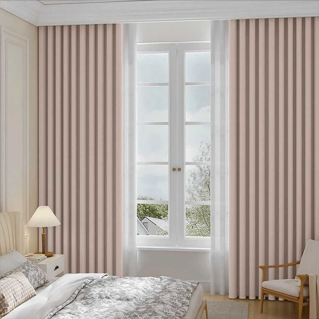 Liam LuxeGuard Blackout Cotton Linen Curtains
