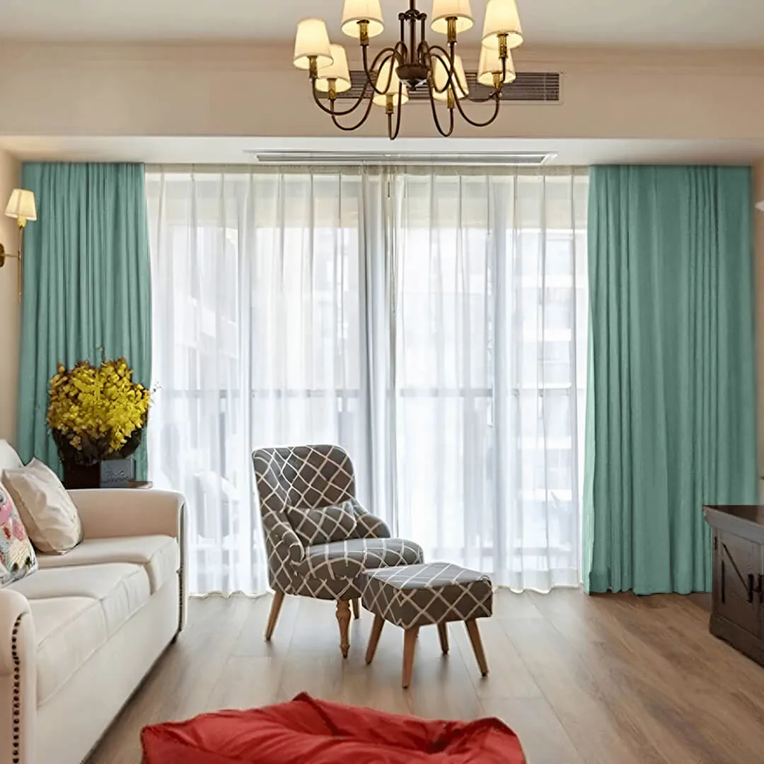 Liam LuxeGuard Blackout Cotton Linen Curtains