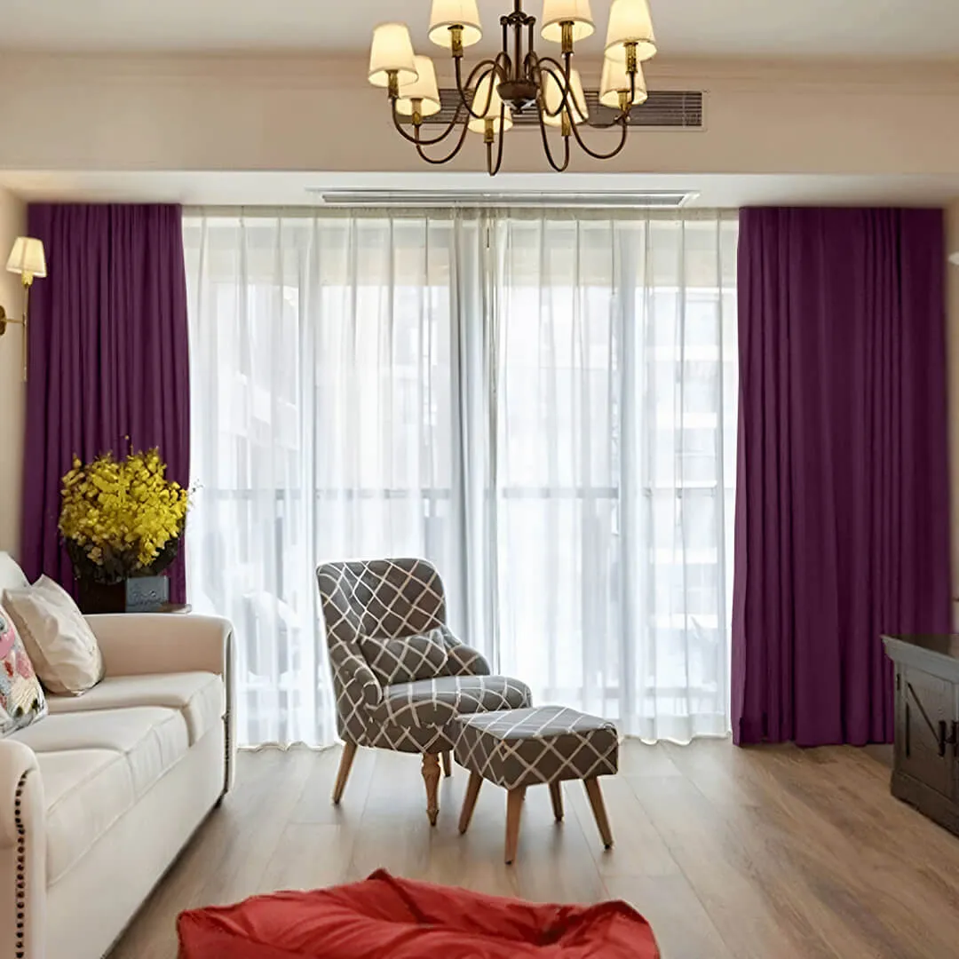 Liam LuxeGuard Blackout Cotton Linen Curtains