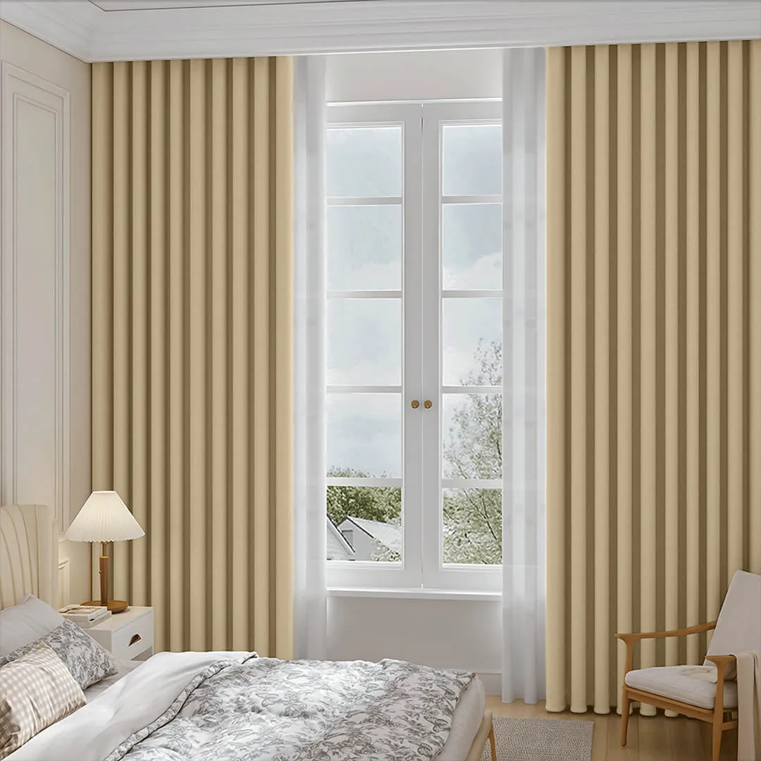 Liam LuxeGuard Blackout Cotton Linen Curtains