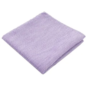 Light Purple Linen Pocket Square