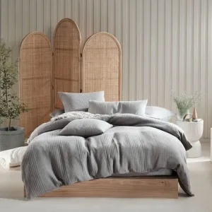 Linen House Osmond Smoke Duvet Cover Set