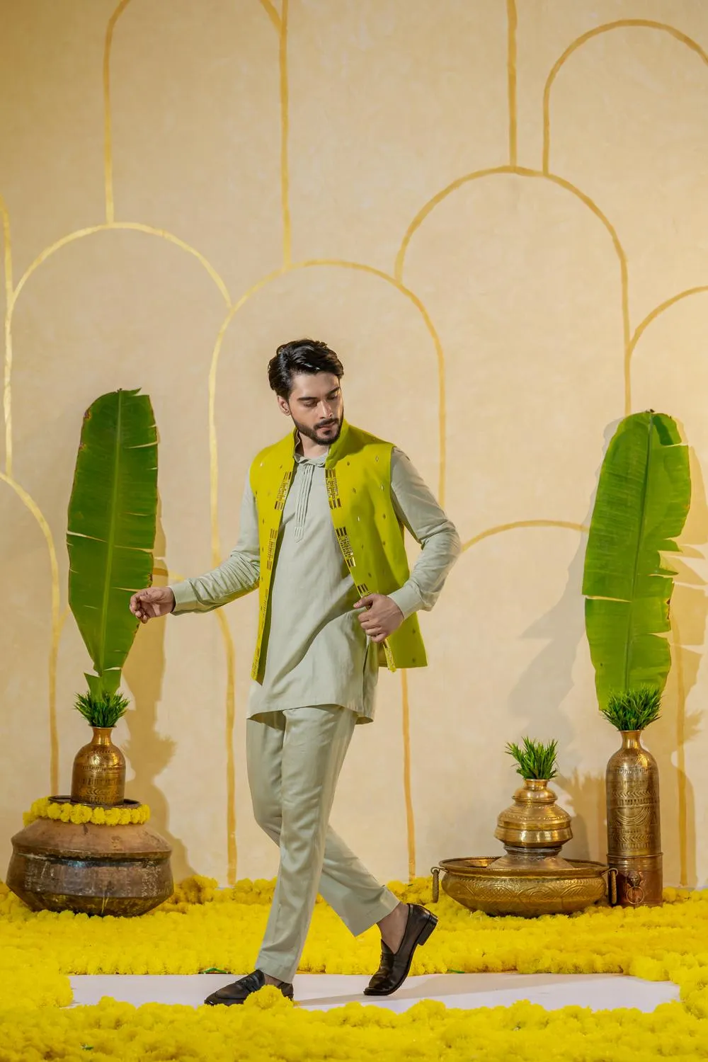 Linen Lime Bundi