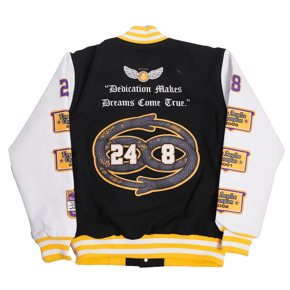 LOS ANGELES CHAMPION VARSITY JACKET (BLACK)